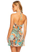 Luli Fama Untamed Front Twist Halter Short Dress